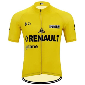 1978 Tour de France Yellow Retro Cycling Jersey