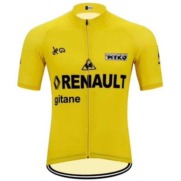 1978 Tour de France Yellow Retro Cycling Jersey