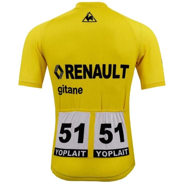 1978 Tour de France Yellow Retro Cycling Jersey