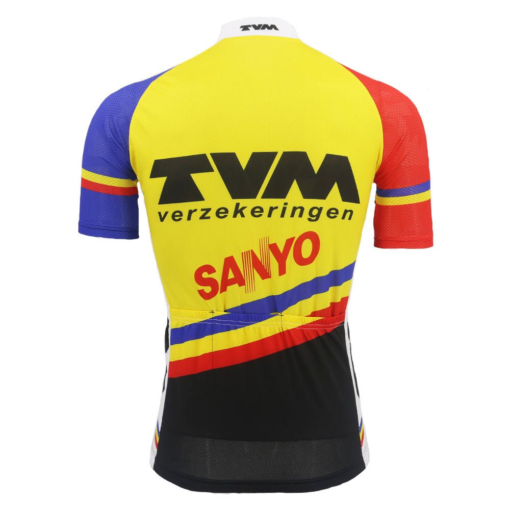 1991 TVM Sanyo Verzekeringen retro cycling jersey