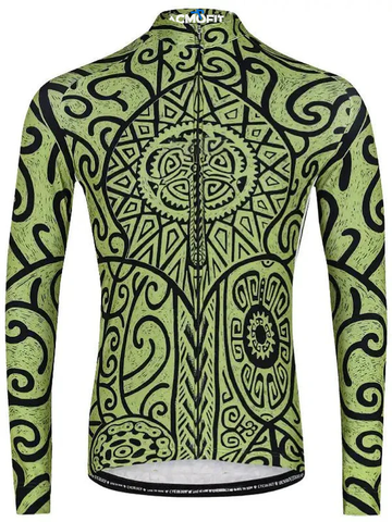 Zanzibar Green Men's Long Sleeve Jersey