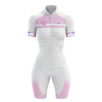 Women's Colorful Graphic Short Sleeve Trisuit