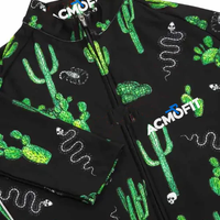 Totally Cactus  Men's Long Sleeve Jersey-Black