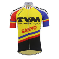 1991 TVM Sanyo Verzekeringen retro cycling jersey