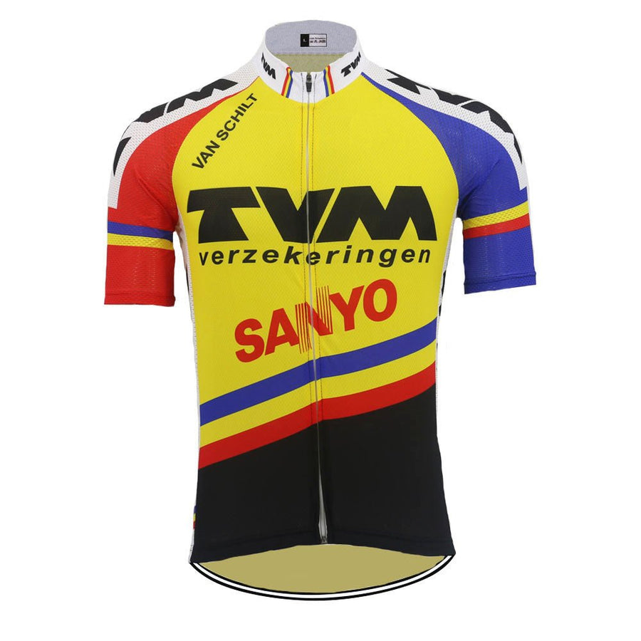 1991 TVM Sanyo Verzekeringen retro cycling jersey