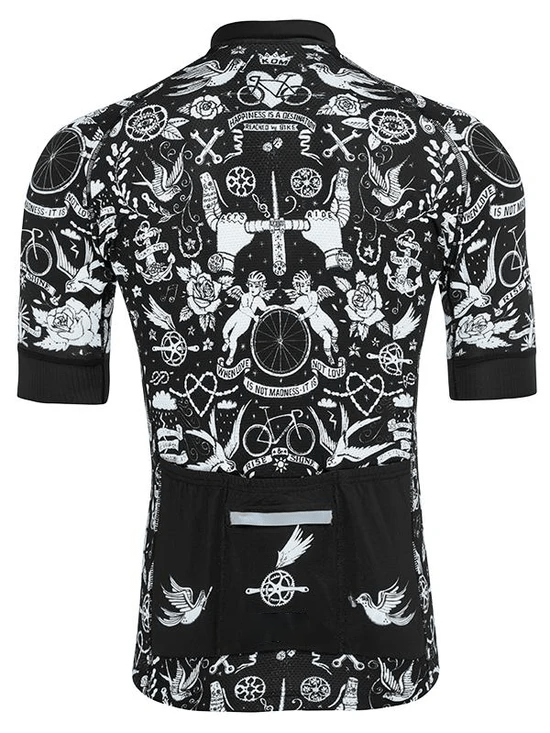 Velo Tattoo Men's Reborn Jersey Blue