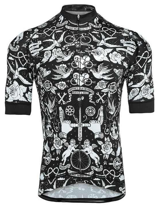 Velo Tattoo Men's Reborn Jersey Blue