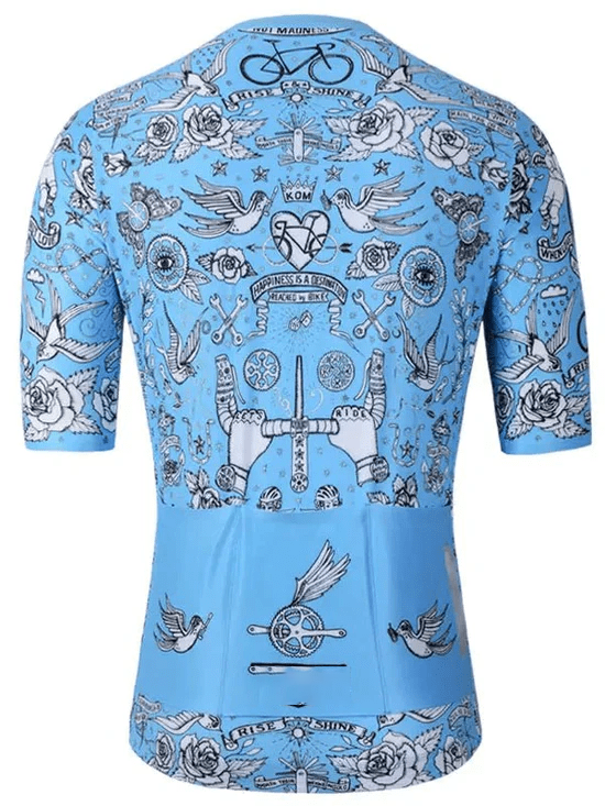 Velo Tattoo Men's Reborn Jersey Blue